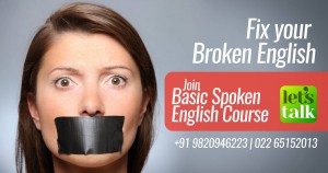 Basic Spoken English Course - Let's Talk English speaking Institute in Mumbai & Thane